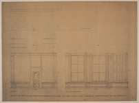 217228 Opstanden van de wanden in de regentenkamer van het Diaconie Weeshuis der Nederduitsch Hervormde Gemeente ...